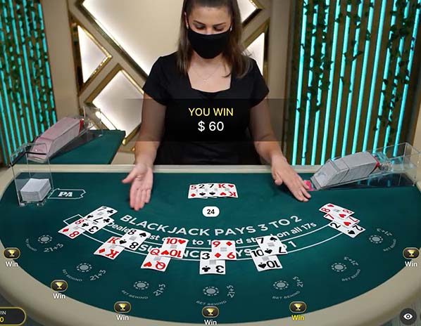Online Live Blackjack